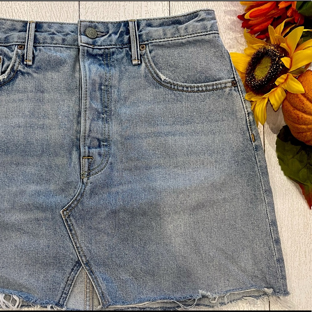 NWOT GRLFRND x Revolve Denim Skirt